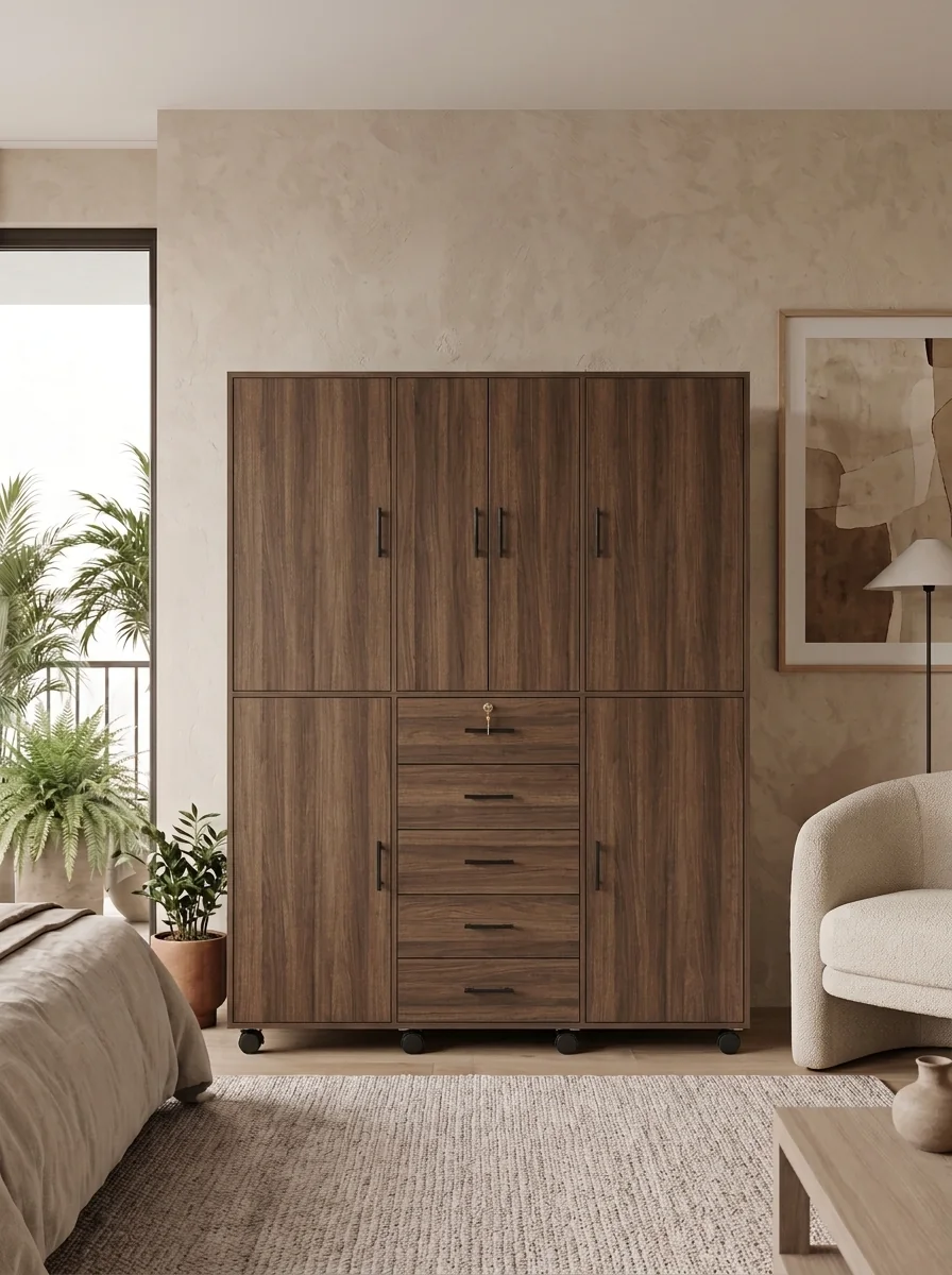closet-150x160-comoda-cuatro-puertas-terciopelos Closet Cómoda 150x160 cm con cuatro puertas y cajones